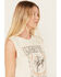 Idyllwind Women's Maude Saddle Up Buttercup Graphic Tank , Ivory, hi-res