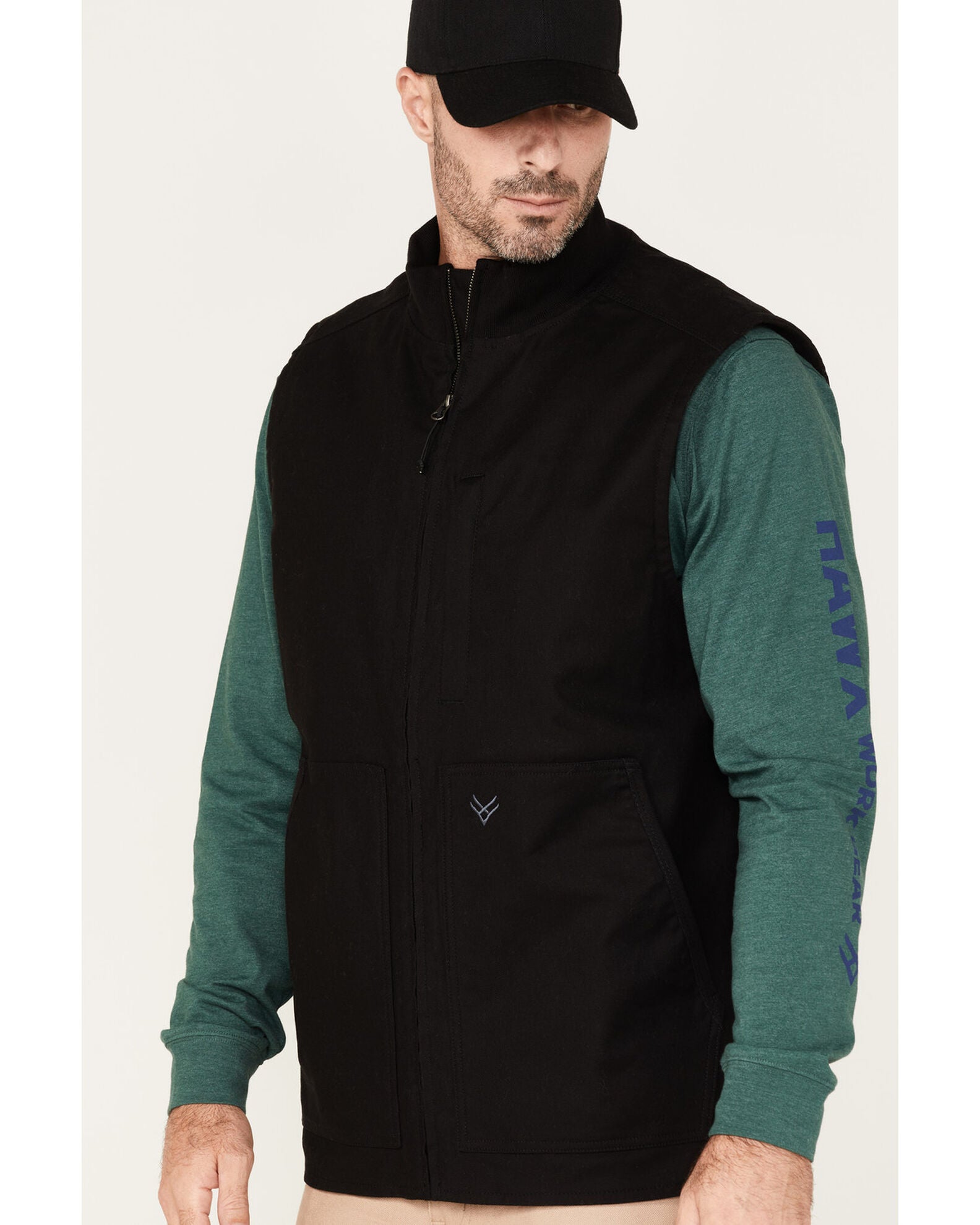 Product Name Hawx Men's Canvas ZipFront Insulated Work Vest