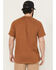 Image #4 - Carhartt Men's Force® Relaxed Fit Short Sleeve Pocket T-Shirt, Brown, hi-res