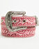 Image #1 - Shyanne Girls' Mckenna Paisley Tapestry Embellished Belt, Pink, hi-res