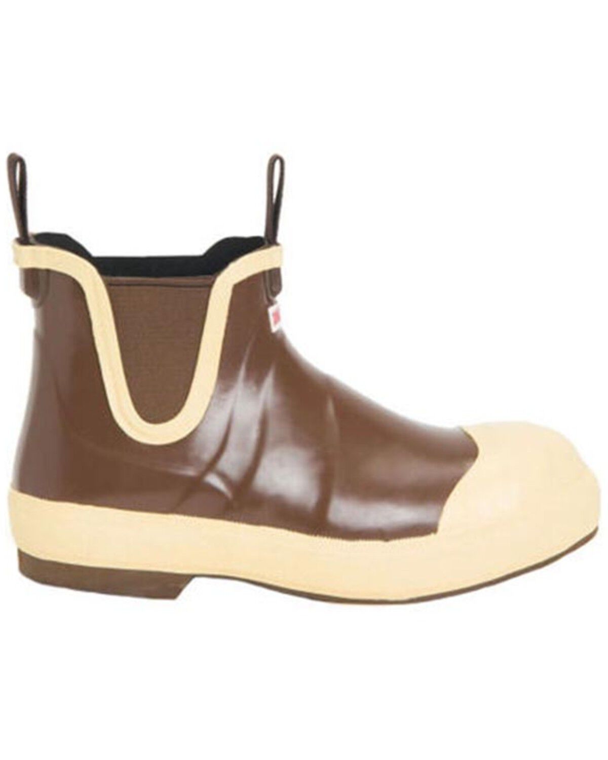 Image #2 - Xtratuf Men's 6" Legacy Ankle Deck Boots - Steel Toe, Brown, hi-res