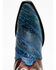 Dan Post Women's Exotic Ostrich Leg Western Boots - Snip Toe, Blue, hi-res