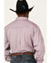 RANK 45 Men's Producer Jacquard Print Long Sleeve Button-Down Western Shirt , Purple, hi-res