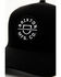 Brixton Men's Crest Mesh-Back Baseball Cap, Black, hi-res