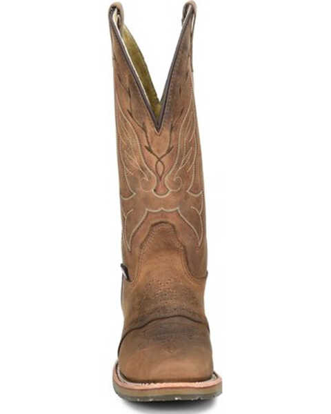 Image #3 - Double H Women's Western Boots - Broad Square Toe, , hi-res