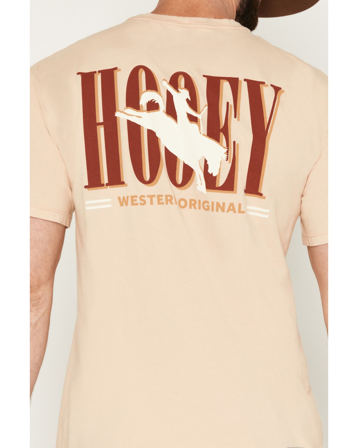 Image #4 - Hooey Men's Wild Ride Short Sleeve Graphic T-Shirt, Tan, hi-res