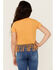 Image #4 - Shyanne Girls' It's About To Get Western Fringe Short Sleeve Graphic Tee, Gold, hi-res