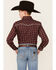 Image #4 - Cowboy Hardware Boys' Barbed Wire Long Sleeve Snap Western Shirt , Rust Copper, hi-res