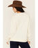 Image #4 - Ariat Women's Studded Western Yoke Sweatshirt, White, hi-res