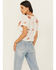 Image #4 - Wild Moss Women's Embroidered Tie-Front Top, White, hi-res
