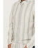 Image #3 - Cody James Men's Sunrise Stripe Long Sleeve Button-Down Stretch Western Shirt , Ivory, hi-res