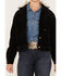 Image #3 - Wrangler Women's Corduroy Western Ranch Jacket, Black, hi-res