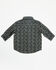 Image #3 - Cinch Infant Boys' Geo Print Long Sleeve Button-Down Western Shirt, Navy, hi-res