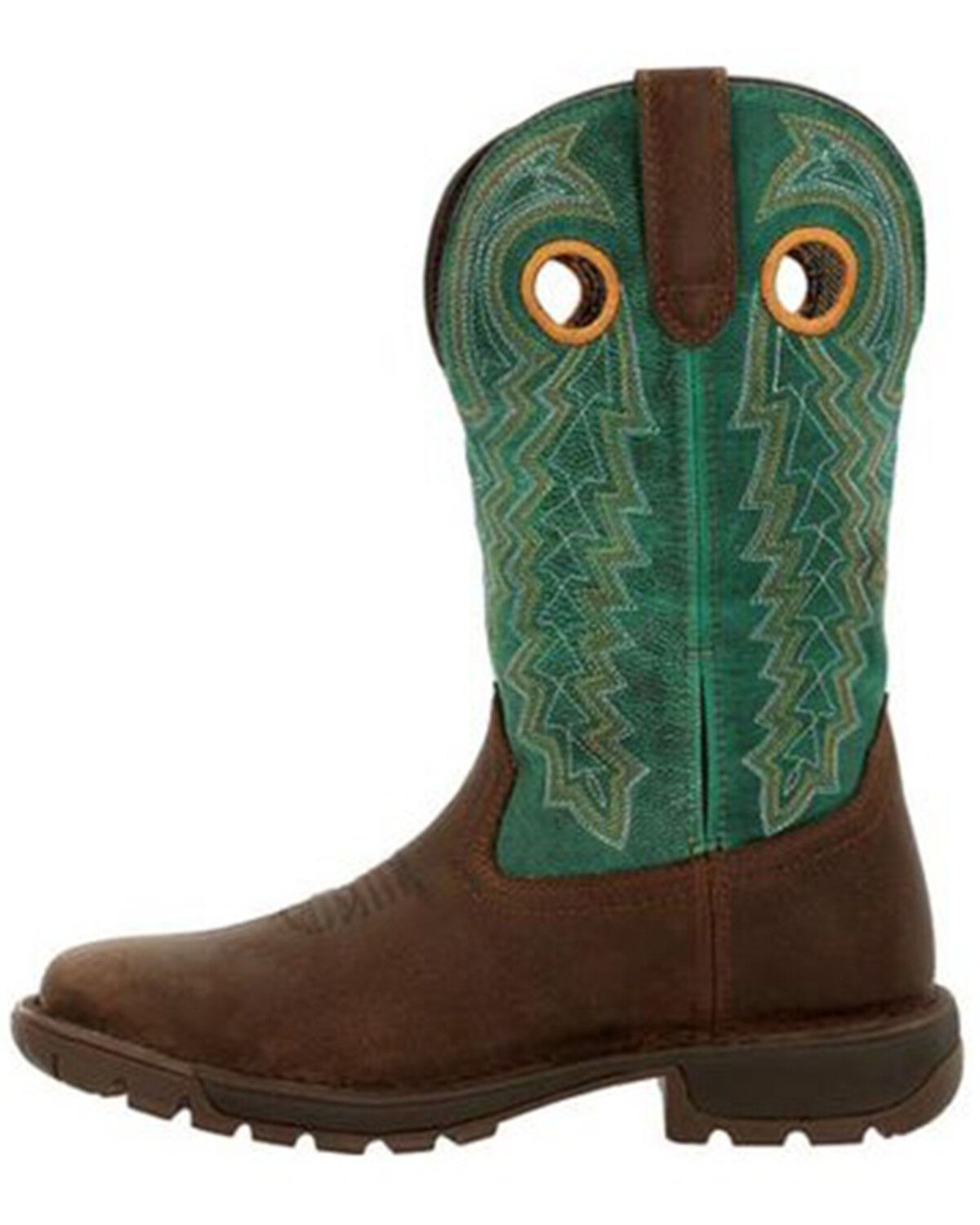 Image #3 - Rocky Women's Legacy 32 Western Boots - Square Toe, Green/brown, hi-res