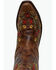 Image #6 - Old West Girls' Floral Western Boots - Snip Toe, Tan, hi-res