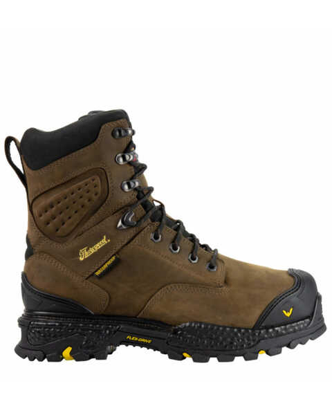 Image #2 - Thorogood Men's Infinity FD Series Waterproof Work Boots - Composite Toe, Brown, hi-res
