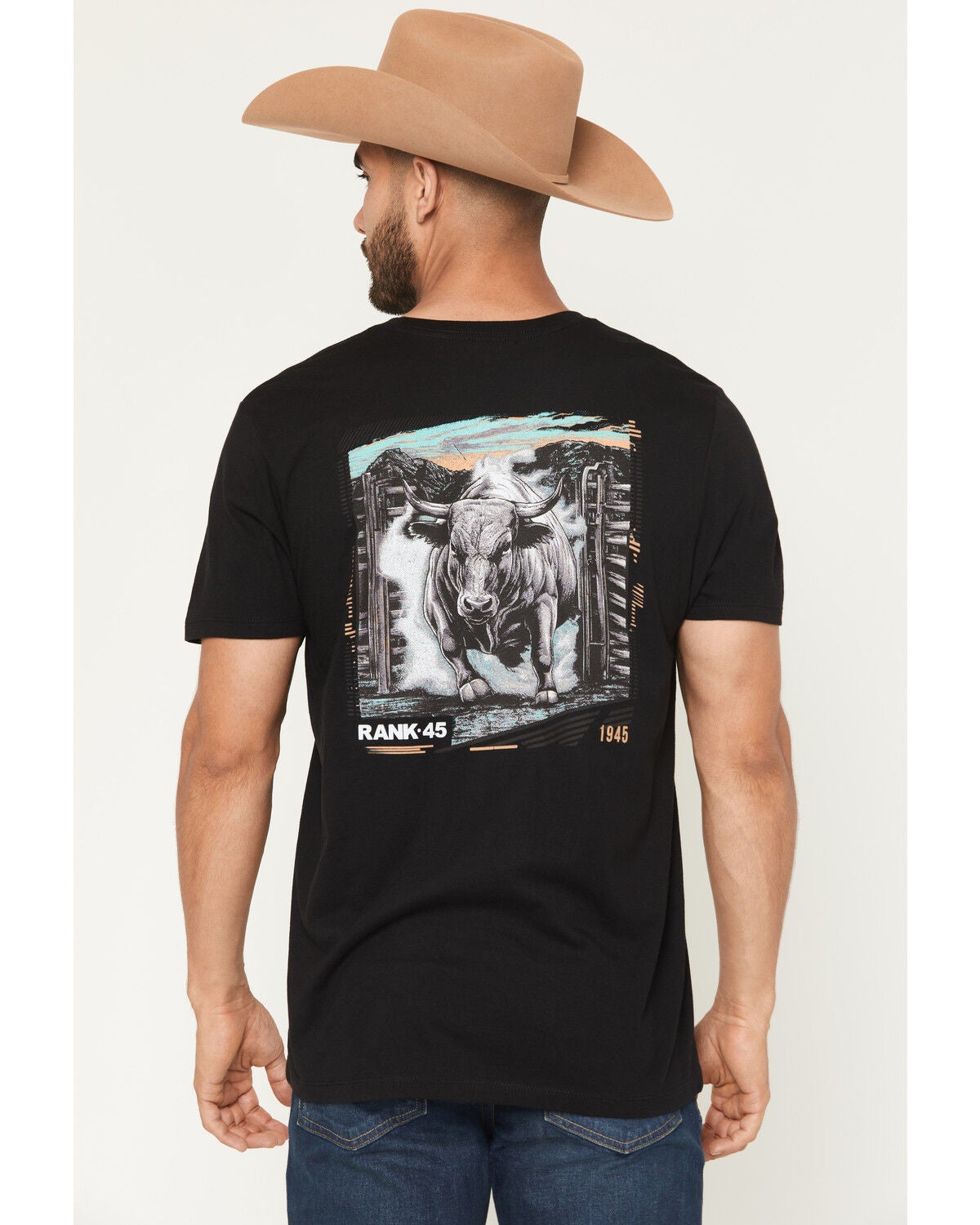 RANK 45® Men's Ridge Solid Short Sleeve Snap Performance