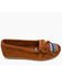 Image #2 - Minnetonka Women's Kilty Moccasins, Brown, hi-res