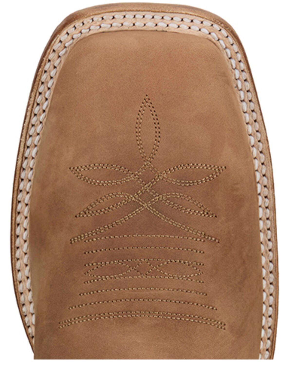 Image #6 - Justin Men's Rancho Western Boots - Broad Square Toe, Tan, hi-res