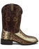 Dan Post Men's Karung Snake Brown Exotic Western Boots - Broad Square Toe , Brown, hi-res