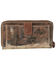 STS Ranchwear By Carroll Women's Flaxen Roan Bentley Wristlet Wallet, Gold, hi-res