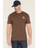 Image #2 - Troll Co Men's Haggler Short Sleeve Graphic T-Shirt, Brown, hi-res