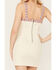 Shyanne Women's Americana Embroidered Denim Dress, White, hi-res