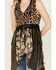 Image #2 - Miss Me Women's Sequins High Low Vest, Multi, hi-res