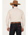 Ely Walker Men's Medallion Print Long Sleeve Pearl Snap Western Shirt, Beige/khaki, hi-res