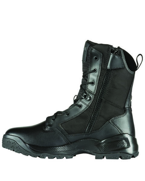 5.11 Tactical Men's A.T.A.C 8" Side Zip Boots, Black, hi-res
