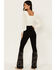 Image #3 - Idyllwind Women's Saddle Drive High Rise Bootcut Jeans, Black, hi-res