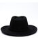 Cody James Men's Wool Felt Pinch Crease Western Hat, Black, hi-res