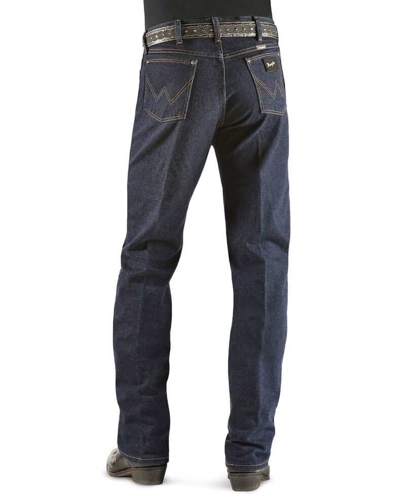 Wrangler Men's 13MWZ Silver Edition Cowboy Cut Original Straight Jeans, Dark Denim, hi-res