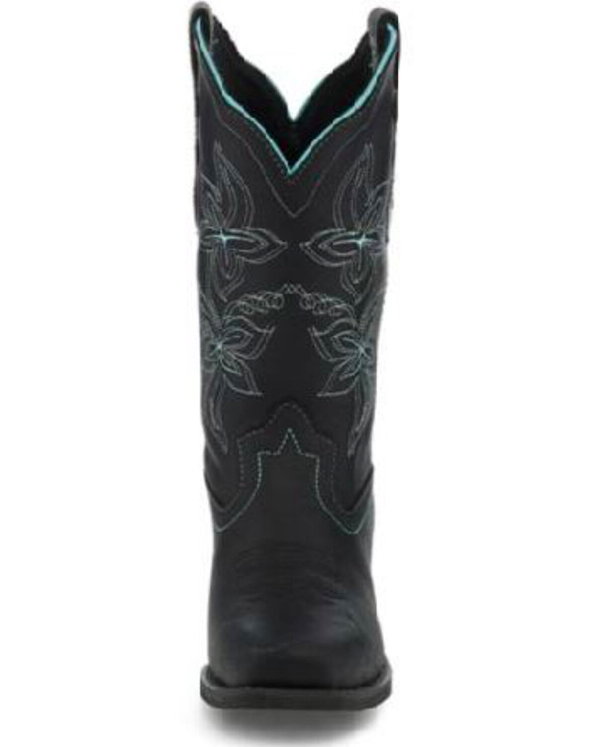 womens black square toe cowboy boots