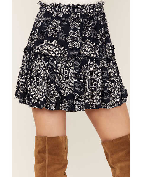 Image #4 - Revel Women's Bandana Print Mini Skirt, , hi-res