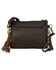 American West Women's Horse Tapestry Fringe Crossbody Bag, Tan, hi-res