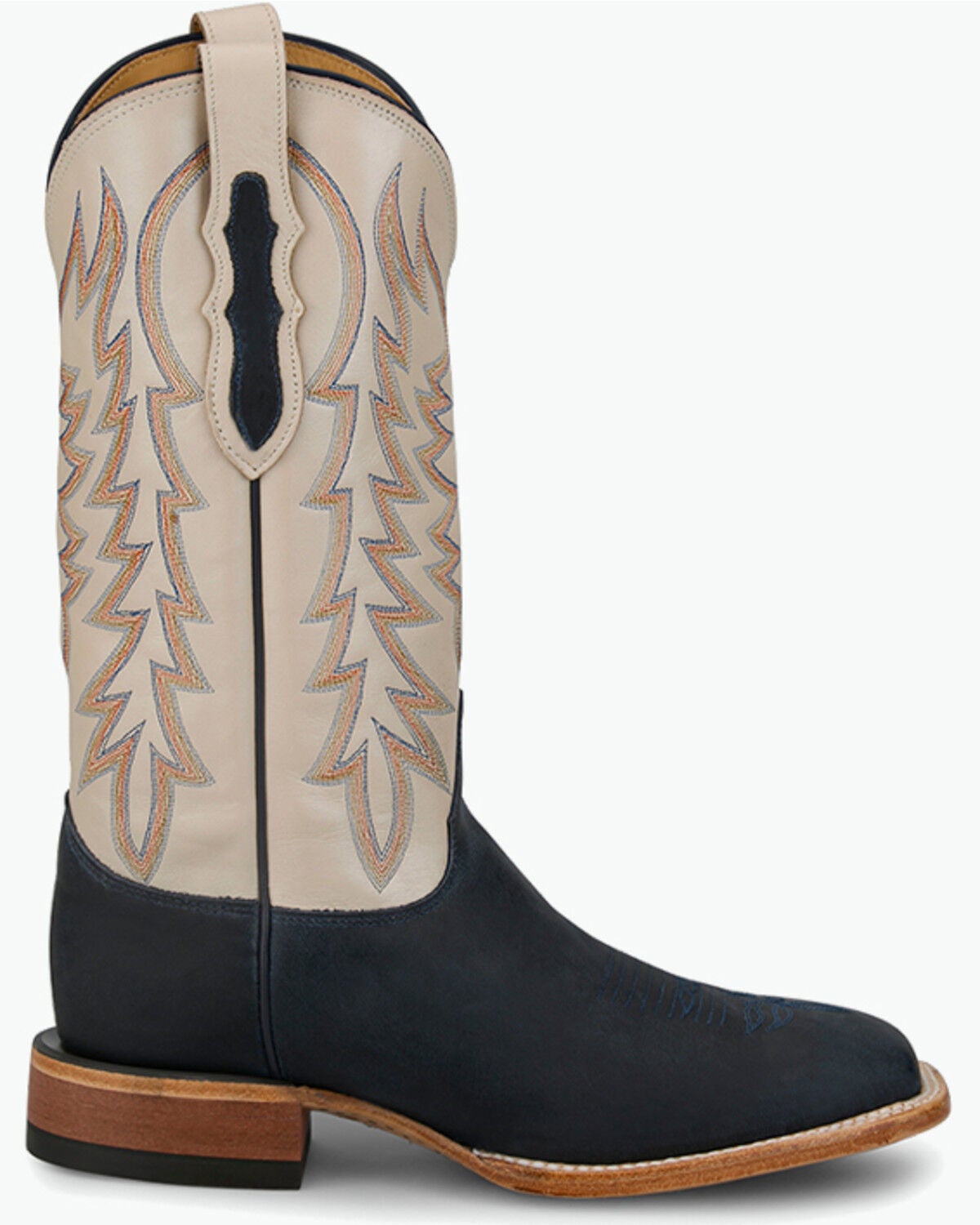 Image #2 - Justin Men's CPX Pocatello Performance Western Boots - Broad Square Toe, Blue, hi-res