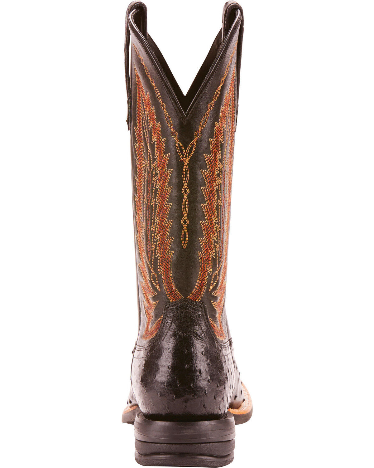 ariat ostrich square toe boots