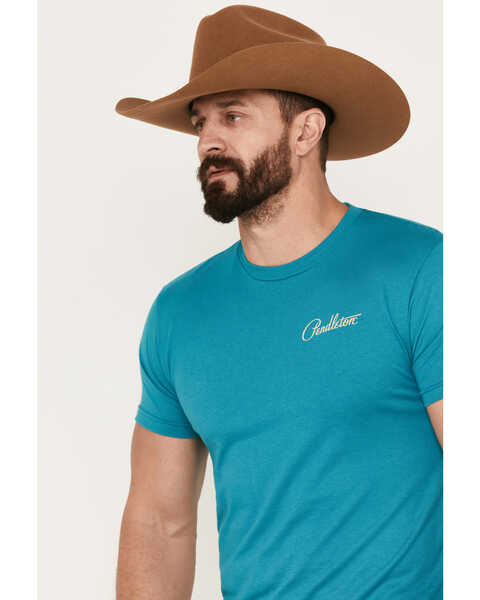 Pendleton Men's Tucson Short Sleeve Graphic T-Shirt, Teal, hi-res