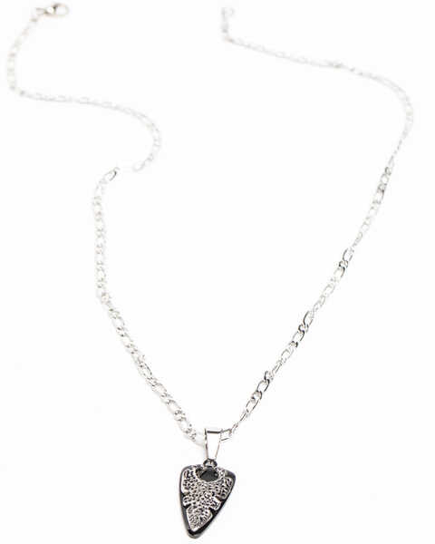 Image #3 - Moonshine Spirit Men's Gunmental Silver Arrow Necklace, Silver, hi-res