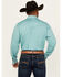 Image #4 - Wrangler Retro Men's Solid Long Sleeve Snap Western Shirt - Tall, Turquoise, hi-res