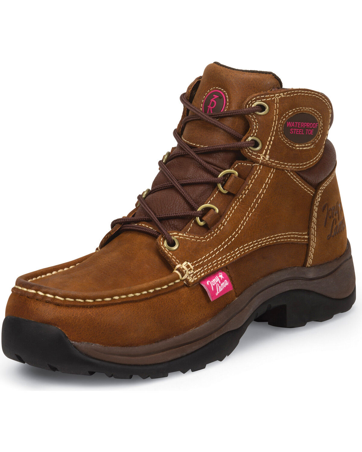 womens leather lace up work boots