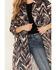 Image #3 - Shyanne Women's Printed Maxi Kimono, Maroon, hi-res