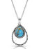 Image #1 - Montana Silversmiths Women's Double Rope Turquoise Necklace, Silver, hi-res