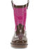 Image #3 - Western Chief Girls' Western Cowgirl Rain Boots - Round Toe, Pink, hi-res