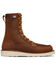 Image #2 - Danner Men's Bull Run Lace-Up Work Boots - Steel Toe, Brown, hi-res