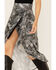 Image #2 - Tasha Polizzi Women's Black Nora Serape Sequins Wrap Tie Skirt, , hi-res