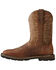 Ariat Men's Groundbreaker Western Work Boots - Soft Toe, Brown, hi-res