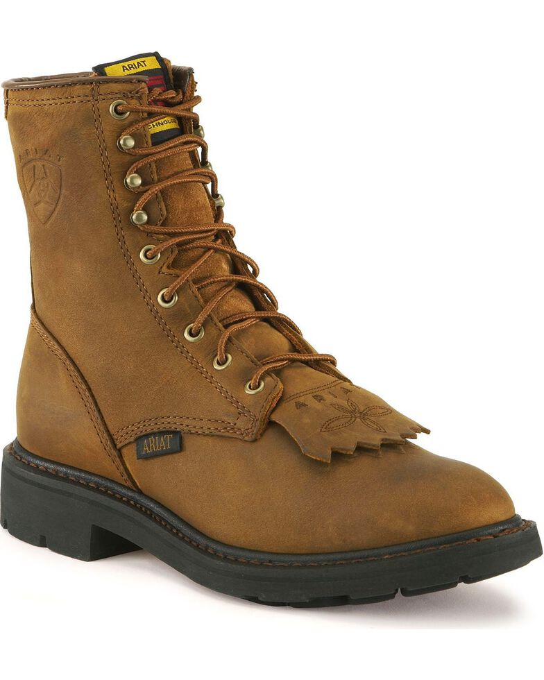 lace up work boots women