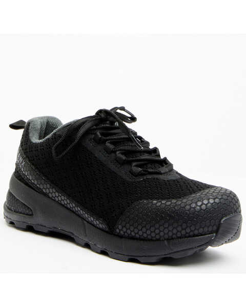 Image #1 - Hawx Women's Hotmelt Athletic Work Shoes - Composite Toe , Black, hi-res